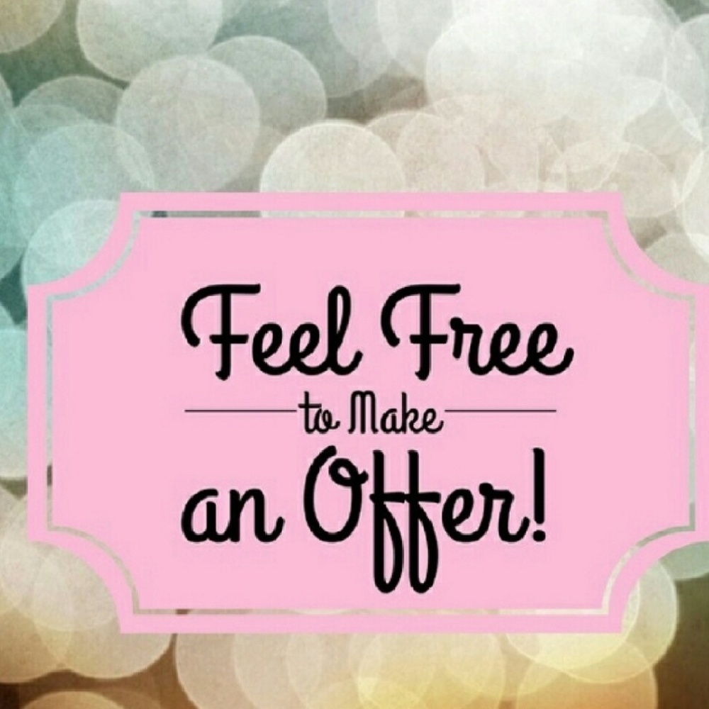 Reasonable offers welcome!